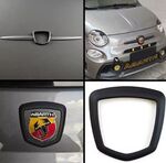 ENJOLIVEURS DE LOGOS "ABARTH" AVANT ET ARRIERE "COLORS" FIAT 500 ABARTH (2012/2023)