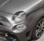 PAUPIERES DE PHARES CARBONE "ANGRY LOOK" FIAT 500 /500 II ABARTH (2016/2023)