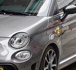 PAUPIERES DE PHARES CARBONE "ANGRY LOOK" FIAT 500 /500 II ABARTH (2016/2023)