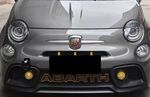 PAUPIERES DE PHARES CARBONE "ANGRY LOOK" FIAT 500 /500 II ABARTH (2016/2023)