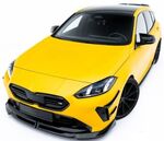 LAME DE PARE CHOC AVANT EN CARBONE BMW SERIE 1 F70 PACK M OU M135I (2024+)