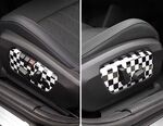 ENJOLIVEURS DE COMMANDES DE REGLAGES DE SIEGES "UK STYLE" BMW MINI F65/F66/F67 OU MINI COUNTRYMAN U25 (2024+)