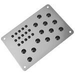 PLAQUES ENJOLIVEURS DE TAPIS UNIVERSELLES EN ALU 22X15CM