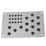 PLAQUES ENJOLIVEURS DE TAPIS UNIVERSELLES EN ALU 22X15CM