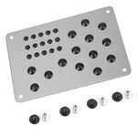 PLAQUES ENJOLIVEURS DE TAPIS UNIVERSELLES EN ALU 22X15CM