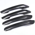 ENJOLIVEURS DE POIGNEES DE PORTES EXTERIEURES EN CARBONE AUDI A5 B9 / F5 COUPE/CABRIOLET OU SPORTBACK (2015/2024)