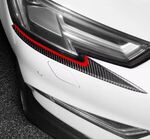 PAUPIERES DE PHARES INFERIEURES "SOFT CARBONE" AUDI A4 B9 OU AUDI A5 B9 (2015/2024)