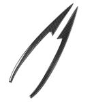 PAUPIERES DE PHARES INFERIEURES "SOFT CARBONE" AUDI A4 B9 OU AUDI A5 B9 (2015/2024)