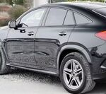 ENTOURAGES DE VITRES TITANIUM BLACK MERCEDES GLE C292 COUPE (2015/2019)