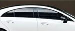 ENTOURAGES DE VITRES TITANIUM CHROME BLACK MERCEDES CLS W257 (2018/2025)
