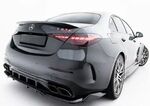 LAME DE PARE CHOC ARRIERE MERCEDES CLASSE C W206 C63 AMG PHASE 1 "DTM LOOK" (2022+)