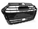 CALANDRE NOIRE "PIANO BLACK" AUDI A3 8V STANDARD FACELIFT LOOK S3 (05-2016/2020)