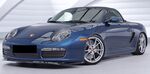LAME DE PARE CHOC AVANT PORSCHE BOXSTER 987 PHASE 1 CS STYLE "CUP" V2 (2004/2009)