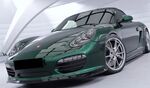 LAME DE PARE CHOC AVANT PORSCHE BOXSTER 987 PHASE 2 CS STYLE "CUP" V3 (2009/2012)