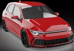 JEU DE BAS DE CAISSE (RAJOUTS EN ABS) VW GOLF VIII  GTI/GTD/R LINE GCPA DESIGN (2020+)