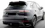 EXTENSION DU BECQUET DE TOIT D'ORIGINE PORSCHE CAYENNE III SUV PHASE 1 SPORTDESIGN "TYPE 3D GLOSS BLACK" (2018/2023)