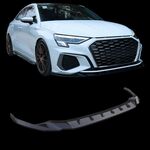 LAME DE PARE CHOC AVANT GLOSS BLACK AUDI A3 8Y S LINE OU S3 PHASE 2 GCPA DESIGN (2024+)