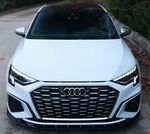 LAME DE PARE CHOC AVANT GLOSS BLACK AUDI A3 8Y S LINE OU S3 PHASE 2 GCPA DESIGN (2024+)