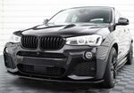 LAME DE PARE CHOC AVANT BMW X4 F26 "PACK M" PHASE 1 MX (2014/2017)