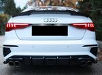 DIFFUSEUR DE PARE CHOC ARRIERE AUDI S3 8Y LIMOUSINE SEDAN PHASE 1 GCPA DESIGN (2020/2024)