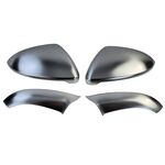 COQUES DE RETRO LOOK ALU MAT (4 PIECES-COQUES SUPERIEURES+ INFERIEURES) VW GOLF VII (2012/2020)