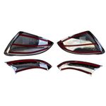 COQUES DE RETRO LOOK ALU MAT (4 PIECES-COQUES SUPERIEURES+ INFERIEURES) VW GOLF VII (2012/2020)