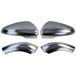 COQUES DE RETRO LOOK ALU MAT (4 PIECES-COQUES SUPERIEURES+ INFERIEURES) VW GOLF VII(2008/2012)