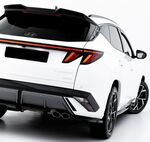 LAME DE PARE CHOC ARRIERE HYUNDAI TUCSON IV NX4 N LINE PHASE 2 "DTM LOOK" (2024+)