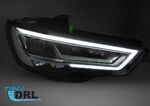 PHARES A LEDS TUBE LIGHT FULL LEDS DTS -DYNAMIC TURN SIGNAL - AUDI A3 8V PHASE 1 -avec vrais feux de jour- (2012/04-2016)