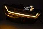 PHARES A LEDS TUBE LIGHT FULL LEDS  "REAL DRL" AUDI A6 4G PHASE 2 avec feux de jour et clignotants DTS -DYNAMIC TURN SIGNAL - (10-2014/2018)
