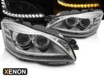 PHARES A LEDS DEVIL EYES "REAL DRL" DLITE XENON MERCEDES CLASSE S W221 PHASE 1 (2005/05-2009)