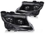 PHARES A LEDS TUBE LIGHT "FULL LEDS" MERCEDES VITO W447 OU CLASSE V W447 "BLACK EDITION" DTS -DYNAMIC TURN SIGNAL - V3 (2014/2023)