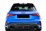 DIFFUSEUR DE PARE CHOC ARRIERE EN CARBONE AUDI RS3 SPORTBACK OU LIMOUSINE/SEDAN PHASE 2 "DTM LOOK" (2024+)