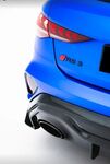 DIFFUSEUR DE PARE CHOC ARRIERE EN CARBONE AUDI RS3 SPORTBACK OU LIMOUSINE/SEDAN PHASE 2 "DTM LOOK" (2024+)