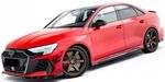 BAS DE CAISSE EN CARBONE (RAJOUTS LATERAUX) AUDI RS3 8Y SPORTBACK OU LIMOUSINE/SEDAN PHASE 2 -V1- (2024+)
