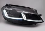 PHARES A LEDS TUBE LIGHT LEDS OU FULL LEDS  "REAL DRL" VW GOLF VII PHASE 1  (avec vrais feux de jour et clignotants DTS -Dynamic turn system-) REDLINE OU SILVER LINE V2 (2012/02-2017)