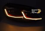 PHARES A LEDS TUBE LIGHT LEDS OU FULL LEDS  "REAL DRL" VW GOLF VII PHASE 2  (avec vrais feux de jour et clignotants DTS -Dynamic turn system-) REDLINE OU SILVER LINE V2 (03-2017/2020)