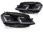 PHARES A LEDS TUBE LIGHT LEDS OU FULL LEDS  "REAL DRL" VW GOLF VII PHASE 2  (avec vrais feux de jour et clignotants DTS -Dynamic turn system-) REDLINE OU SILVER LINE V2 (03-2017/2020)