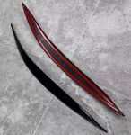 PAUPIERES DE PHARES BMW SERIE 1 F70 / BMW SERIE 3 GRAN COUPE F74 PIANO BLACK FINISH OU CARBONE LOOK (2024+)