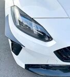 SPLITTERS "CANARDS" DE PARE CHOC AVANT BMW SERIE 1 F70 / BMW SERIE 2 GRAN COUPE F74 PACK M PIANO BLACK OU CARBONE LOOK (10-2024+)