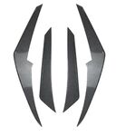 4 SPLITTERS "CANARDS" DE PARE CHOC AVANT BMW SERIE 1 F70 / BMW SERIE 2 GRAN COUPE F74 PACK M PIANO BLACK OU CARBONE LOOK (10-2024+)