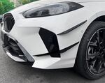 4 SPLITTERS "CANARDS" DE PARE CHOC AVANT BMW SERIE 1 F70 / BMW SERIE 2 GRAN COUPE F74 PACK M PIANO BLACK OU CARBONE LOOK (10-2024+)