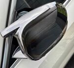 COQUES DE RETROS HORN SHAPE M STYLE PIANO BLACK OU CARBONE LOOK BMW SERIE 2 F74 GRAN COUPE (2024+)