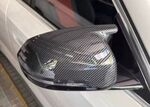 COQUES DE RETROS HORN SHAPE M STYLE PIANO BLACK OU CARBONE LOOK BMW SERIE 2 F74 GRAN COUPE (2024+)