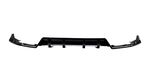 LAME DE PARE CHOC ARRIERE 3 PARTIES Piano Black ou Carbone look BMW SERIE 1 F70 PACK M PHASE 1 (10-2024+)
