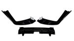 LAME DE PARE CHOC ARRIERE 3 PARTIES Piano Black ou Carbone look BMW SERIE 2 F74 GRAN COUPE PACK M PHASE 1 (2024+)