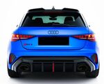 DIFFUSEUR DE PARE CHOC ARRIERE AUDI RS3 8Y SPORTBACK OU LIMOUSINE SEDAN PHASE 2 "DTM LOOK" (2024+)