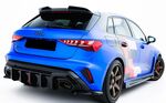 DIFFUSEUR DE PARE CHOC ARRIERE AUDI RS3 8Y SPORTBACK OU LIMOUSINE SEDAN PHASE 2 "DTM LOOK" (2024+)