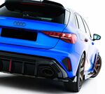 DIFFUSEUR DE PARE CHOC ARRIERE AUDI RS3 8Y SPORTBACK OU LIMOUSINE SEDAN PHASE 2 "DTM LOOK" (2024+)