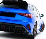 DIFFUSEUR DE PARE CHOC ARRIERE AUDI RS3 8Y SPORTBACK OU LIMOUSINE SEDAN PHASE 2 "DTM LOOK" (2024+)